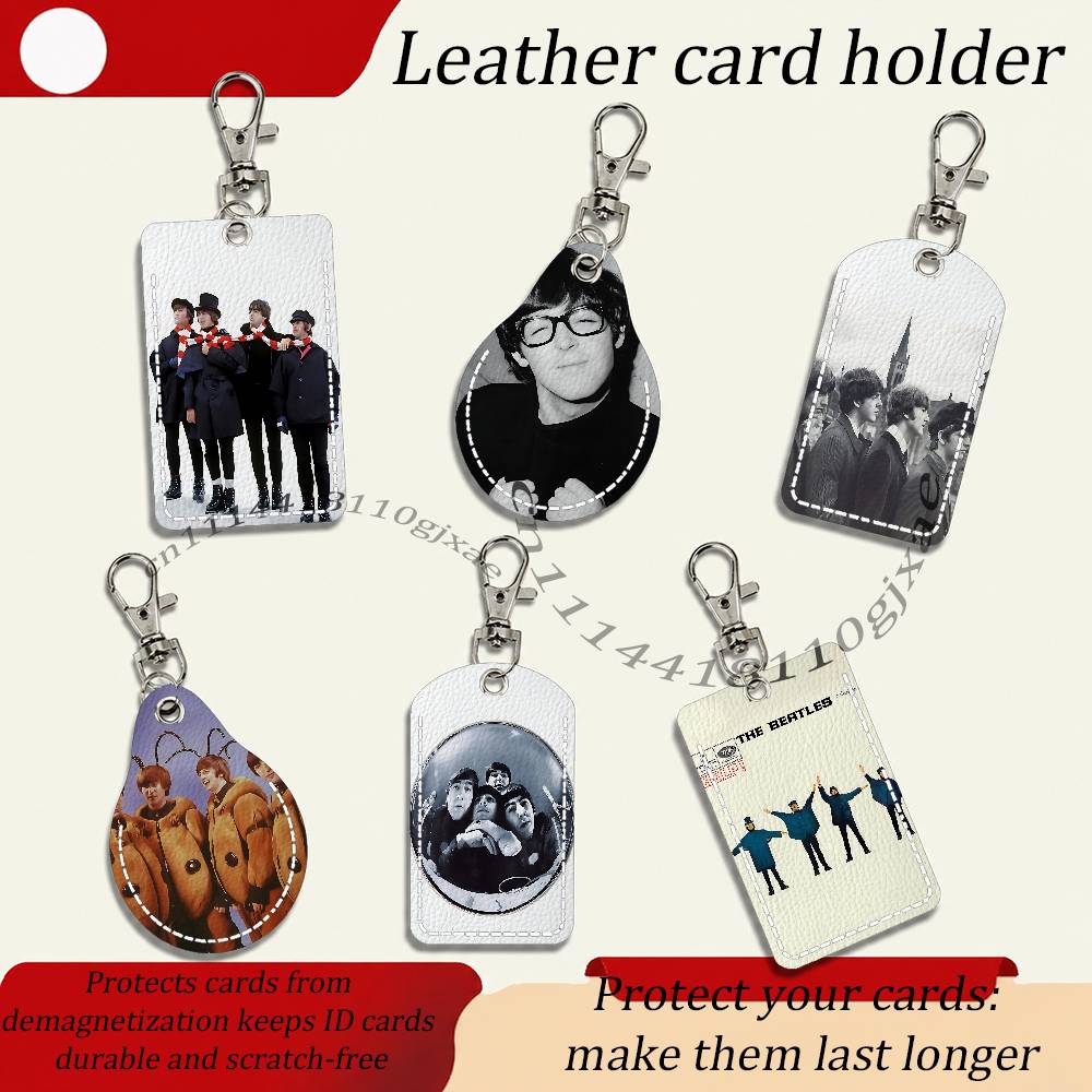 Resistance Band - พวงกุญแจการ์ด HELP ของวง B-Beatles จี้แฟชั่นสำหรับกระเป๋า บัตรประจำตัว