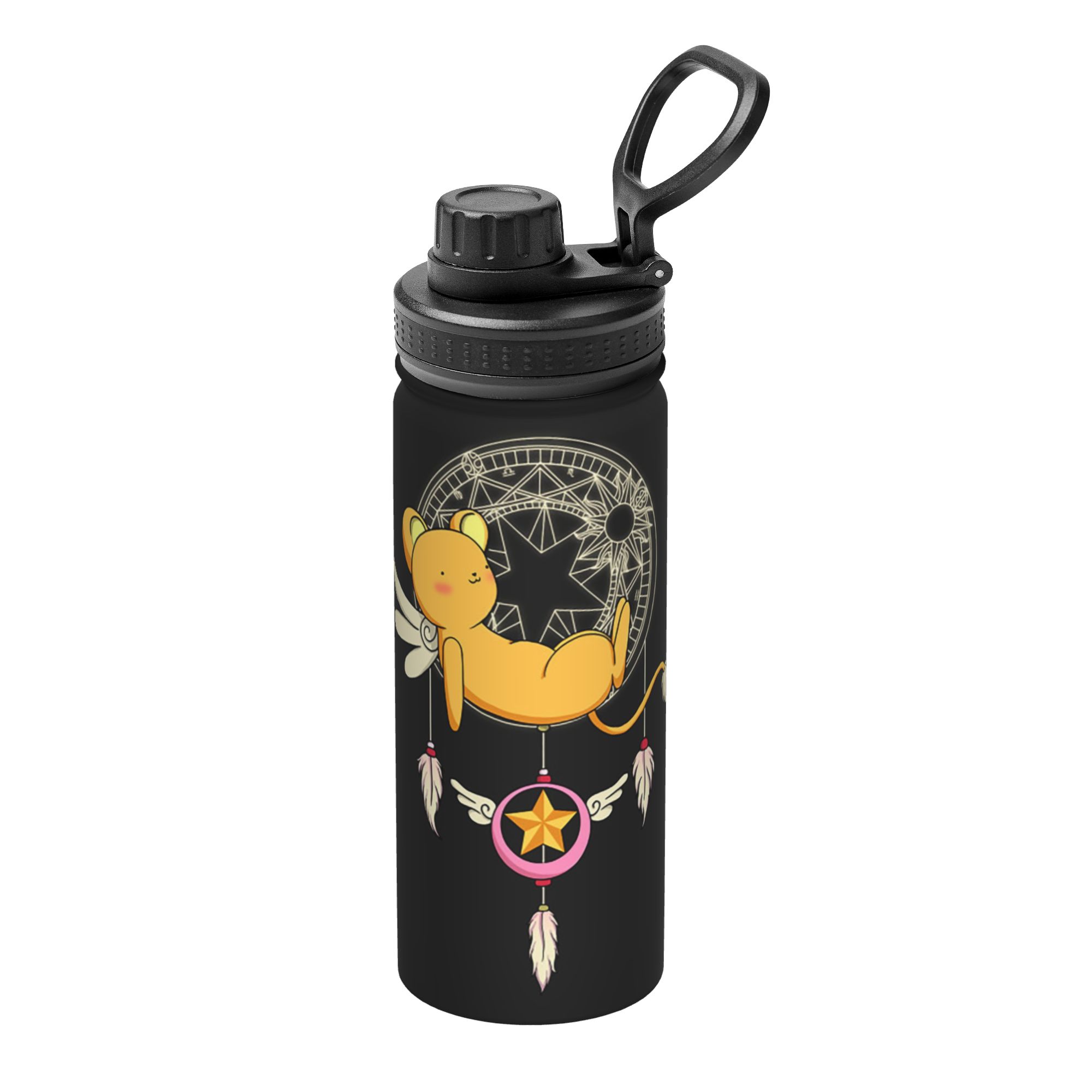 Sports Water Bottle Insulated - กระติกน้ำเก็บอุณหภูมิสำหรับกีฬา ลายการ์ตูน Cardcaptor Sakura ขนาด 18