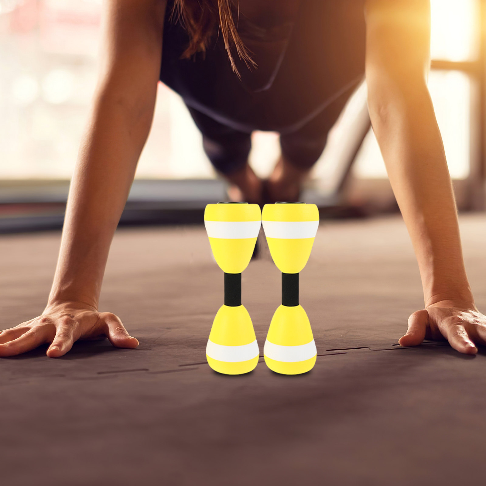 ดัมเบลปรับน้ำหนักได้ 1 คู่ โฟม - Dumbbell Set บทวิจารณ์และราคา