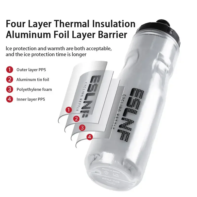 กระติกน้ำจักรยาน ESLNF 720 มล. - Sports Water Bottle Insulated บทวิจารณ์และราคา