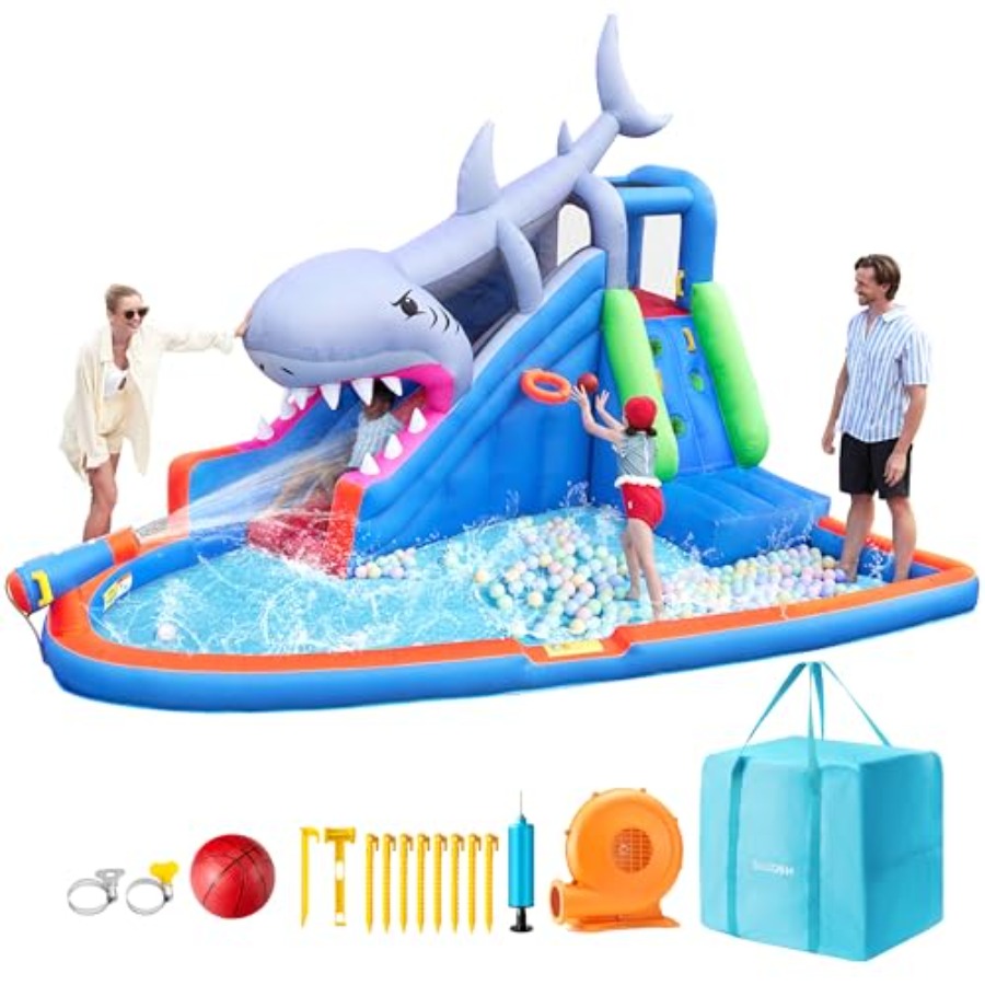 สวนน้ำเป่าลมสำหรับสนามหลังบ้าน - Basketball Hoop บทวิจารณ์และราคา