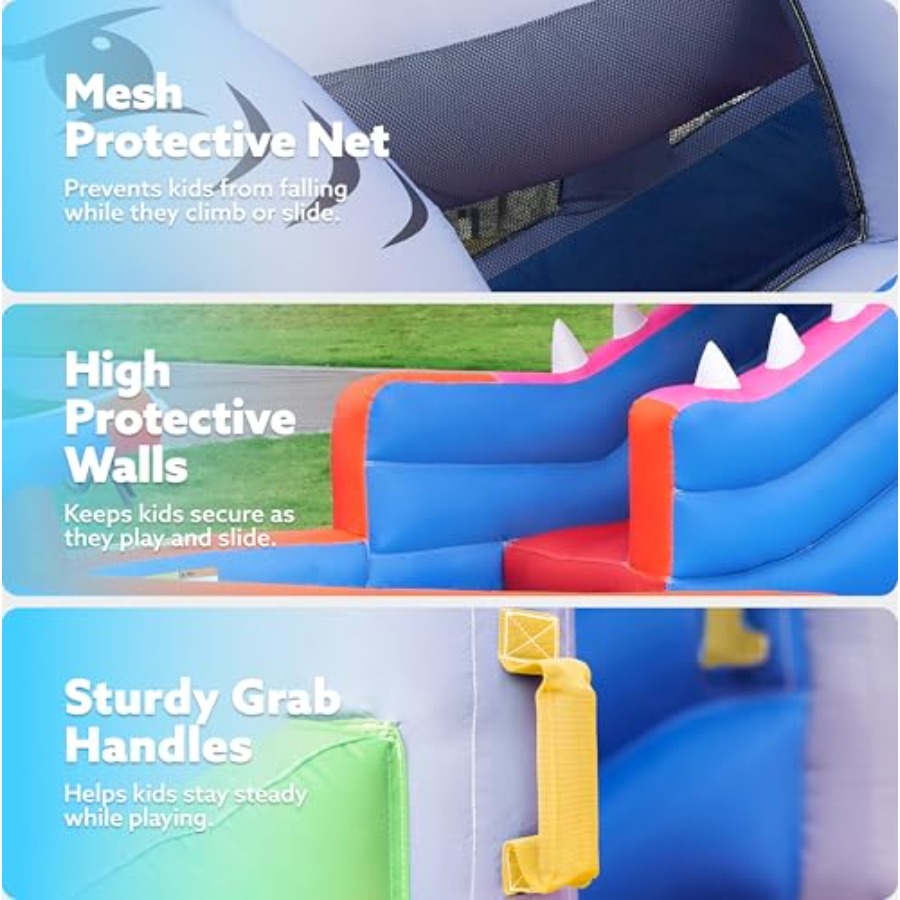 สวนน้ำเป่าลมสำหรับสนามหลังบ้าน - Basketball Hoop บทวิจารณ์และราคา